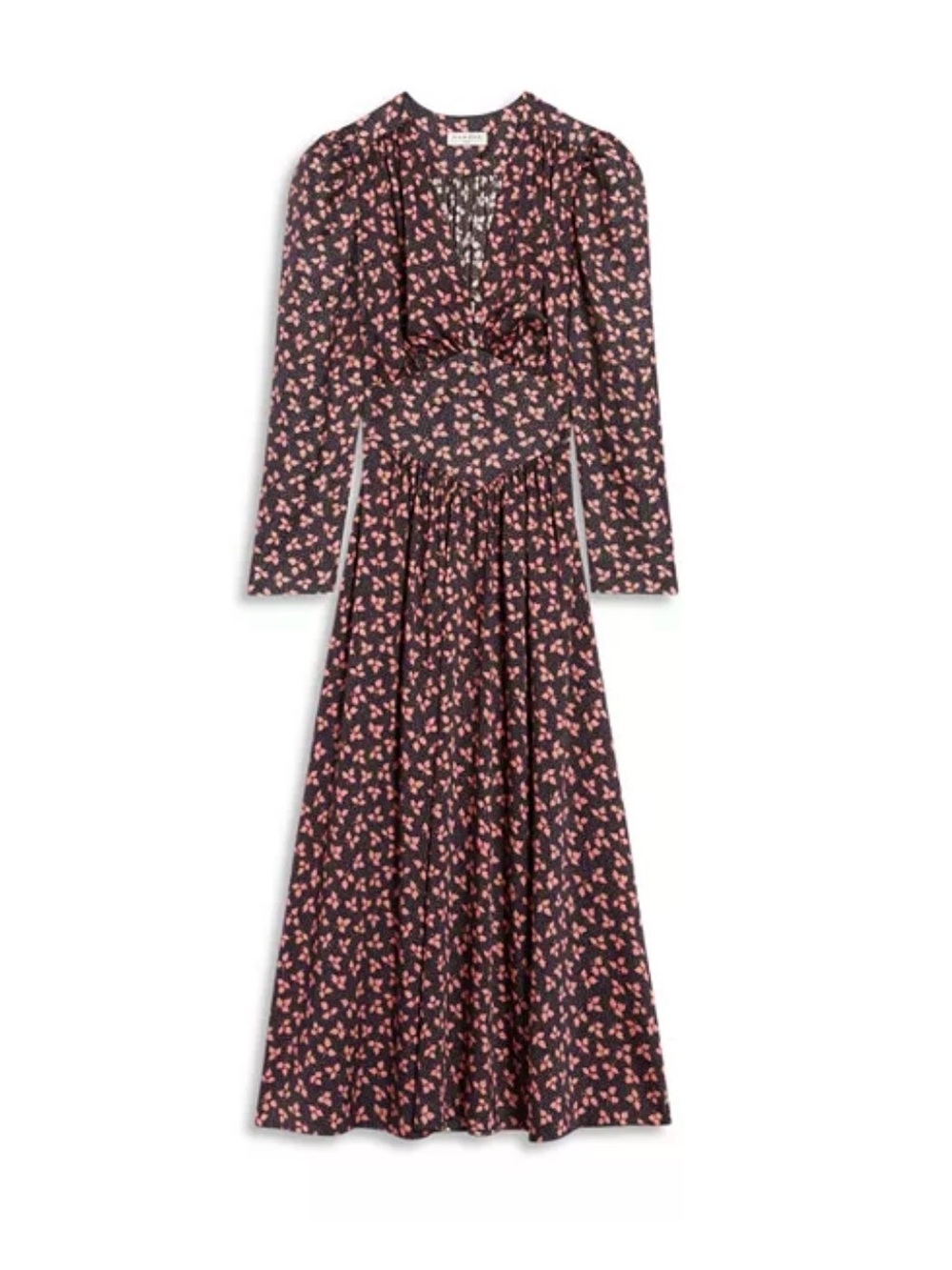 NEW Sandro Paris Billie Midi Dress 36